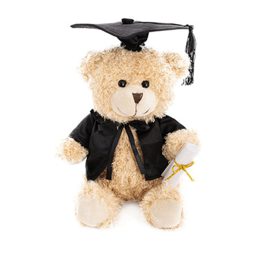 Graduation Teddy Bear Smarty Pants Light Brown (25cmST)