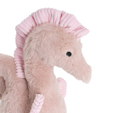 Seahorse Mira Plush Soft Toy Dusty Pink (25cmH)