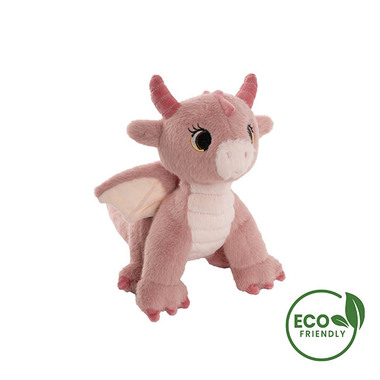 Mythical Creatures - Ellie the Enchanted Dragon Eco Plush Toy Pink (25cm.HT)