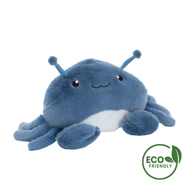 Sea Animal Toys - Pinchy the Blue Swimmer Crab Eco Plush Toy Blue (30x14cm.ST)