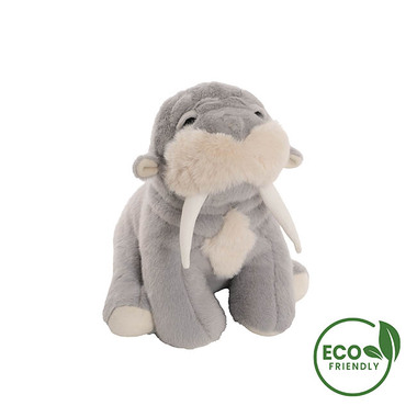 Sea Animal Toys - Marlow the Walrus Eco Plush Soft Toy Grey (25cm.ST)