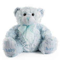 Georgie Teddy Bear Baby Boy Blue (25cmST)