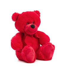 Jelly Bean Teddy Bear Red (20cmST)