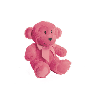 Teddytime Teddy Bears - Jelly Bean Cheeky Monkey Hot Pink (20cmST)