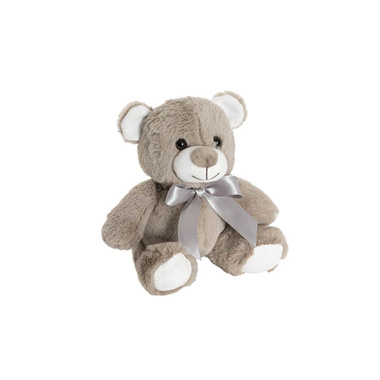 Teddytime® Classic Teddy Bears - Teddy Bear Bernard Plush Soft Toy Grey Brown (20cmST)