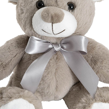 Teddy Bear Bernard Plush Soft Toy Grey Brown (20cmST)