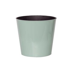 Flora Gloss Pot Round (17Dx15.5cmH) Soft Blue
