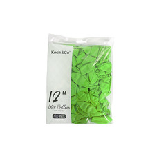 Latex Koch Balloon 12 100 Pack Green (31cmD)