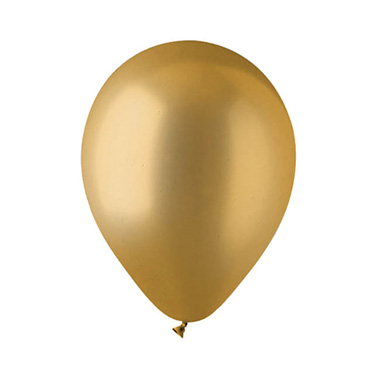 Latex Balloon 12 Pack 36 Metallic Gold (30.5cmD)