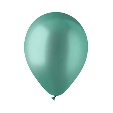Latex Balloon 12 Pack 36 Metallic Green (30.5cmD)