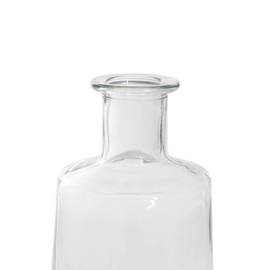 Glass Habitat Bottle Vase Clear (11.5x24cmH)