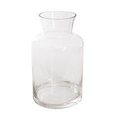 Clear Glass Vases - Glass Lisette Vase Clear (15x26cmH)