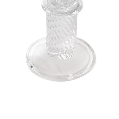 Glass Chadlington Dinner Candle Holder Clear (8Dx10cmH)