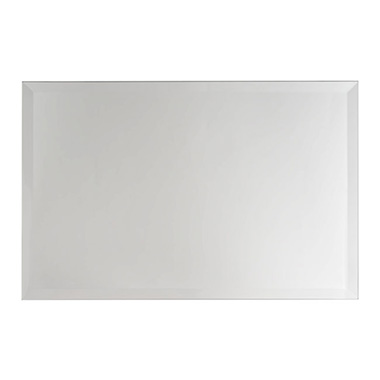 Candle Plates - Rectangle Mirror Glass Plate Pack 2 Silver (30.5x20.5cmH)