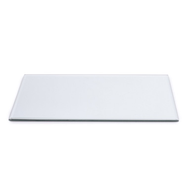 Candle Plates - Rectangle Mirror Candle Plate with Bevelled Edge (40x30cm)