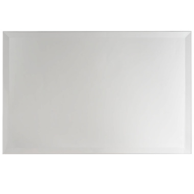 Rectangle Mirror Glass Plate Pack 2 Silver (40.5x30.5cmH)