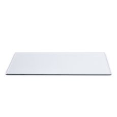 Candle Plates - Rectangle Mirror Candle Plate with Bevelled Edge (40x20cm)