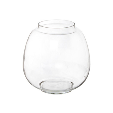 Glass Cloches - Round Glass Terrarium Bowl Clear (24Dx27cmH)
