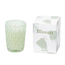 Scented Candle Bloom Cameo Green Forest Gardenia (6.5x9cmH)