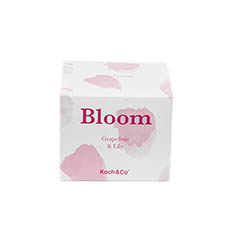 Scented Candle Bloom Dusty Pink Grapefruit Lily (7.5x6cmH)