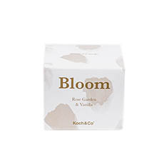 Scented Candle Bloom White Rose Garden & Vanilla (7.5x6cmH)
