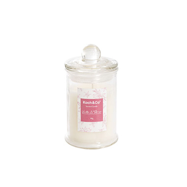 Scented Candle Jars & Containers - Scented Bonnie Jar Candle Ivory Vanilla Tuberose (6x11cmH)