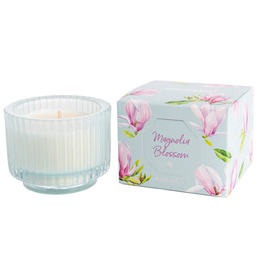 Scented Candle Jars & Containers - Scented Candle Bloom II Magnolia Blossom (9x7cmH)