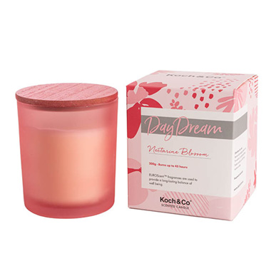 Scented Candle Jars & Containers - Scented Candle Daydream Nectarine & Honey Lux (8x9cmH)