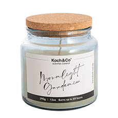 Scented Candle Jars & Containers - Scented Candle Nordic Jar Moonlight Gardenia (9.7x10cmH)