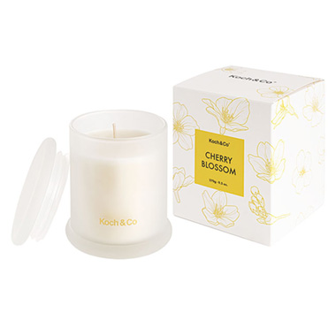 Scented Candle Jars & Containers - Scented Candle Flora Cherry Blossom (9x10.5cm) 270g
