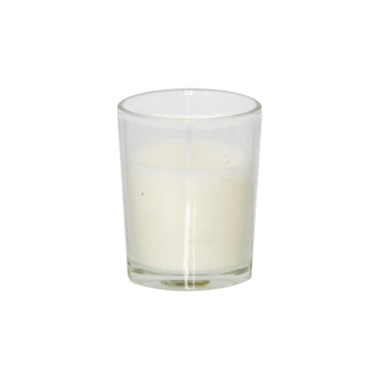 Votive Event Candle 9 Hour Shot Glass Pack 4 White (5x6cmH)