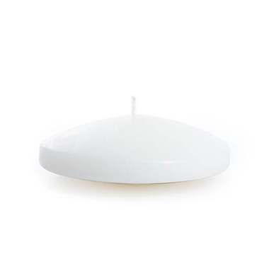 Floating Candle 21 Hour Extra Large White (15Dx5cmH)