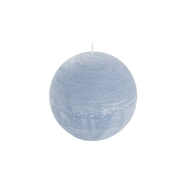 Fleur Ball Candle French Blue (10cmD)