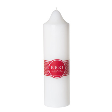 Pillar Candles - Church Pillar Candle White (7x25cmH) 120Hr