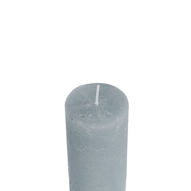 Fleur Pillar Candle French Blue (5x15cmH)
