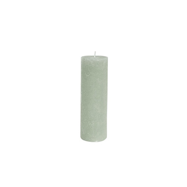 Pillar Candles - Fleur Pillar Candle Eucalyptus Green (5x15cmH)