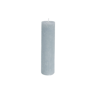 Fleur Pillar Candle French Blue (5x20cmH)