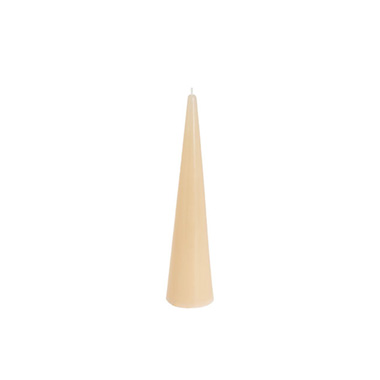 Novelty Shape Candles - Fleur Cone Candle Nude (5.5x20cmH)
