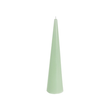 Novelty Shape Candles - Fleur Cone Candle Eucalyptus Green (6.5x25cmH)