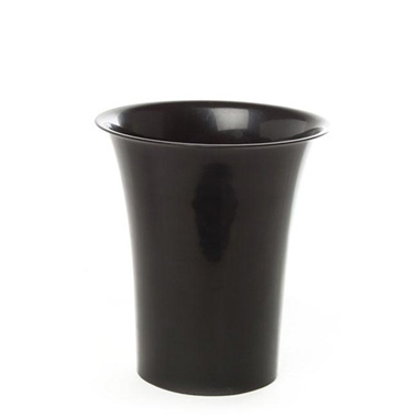  - Flower Display Vase 4.5L Black (23cmDx25cmH)