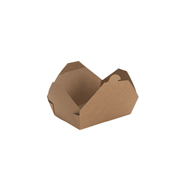 Patisserie & Cake Boxes - Food Pail Medium Pack No.2 Brown (200x140x50mmH)