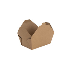 Patisserie & Cake Boxes - Food Pail Large Pack No.4 Brown (200x140x90mmH)