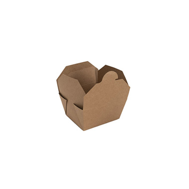 Patisserie & Cake Boxes - Food Pail Mini Pack No.1 Brown (100x90x60mmH)