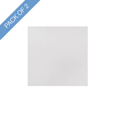 Cake Boards - Cake Board Wrapped Card  8 Square White Pk2 (20x20x1cmH)