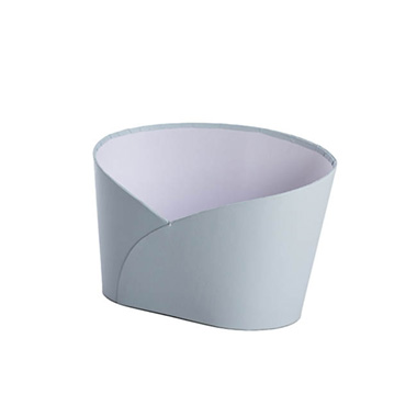 Hamper Boxes - Hamper Bucket Oval Medium Baby Blue (26.5x18.5x18cmH)