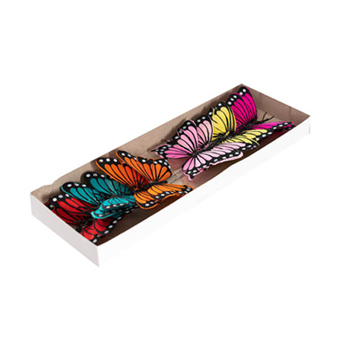 Pick Butterfly 10cm Assorted Set 3 Pack 12