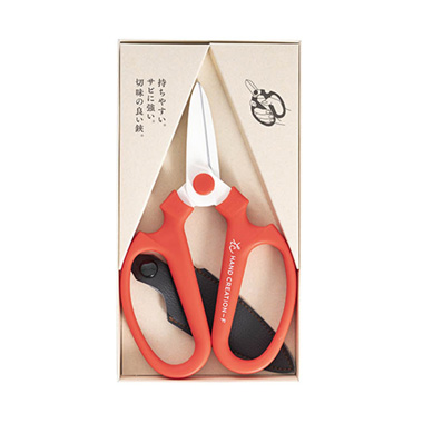 Sakagen Ikebana Long Nose Scissors Large Red (180mm)