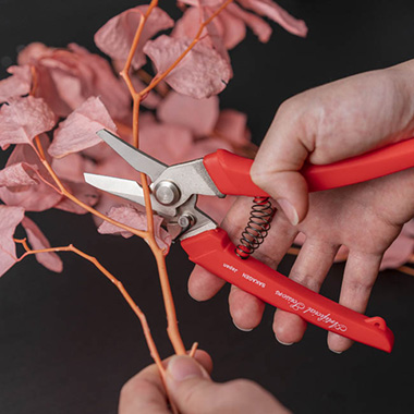 Sakagen Florist Scissors Artificial Flower Shears Red 170mm