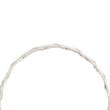 Willow Flower Girl Basket White (25x20x35cmH)