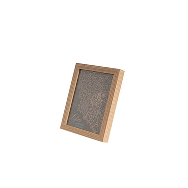 Photo Frames - Photo Frame Box Profile 4 x 6 Wood Grain Oak (102x152mmH)